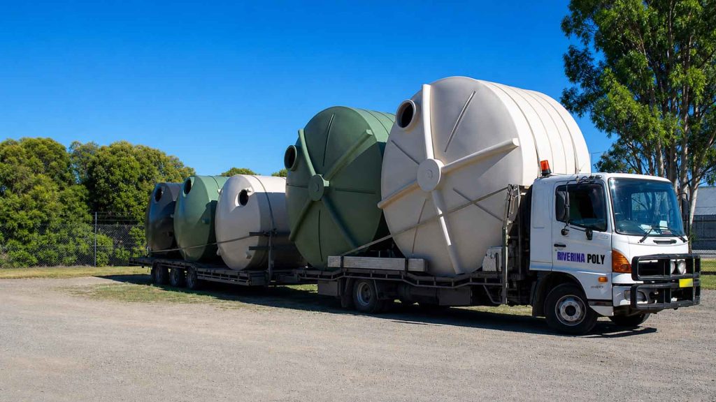 Riverina poly domestic water Tanks Hero